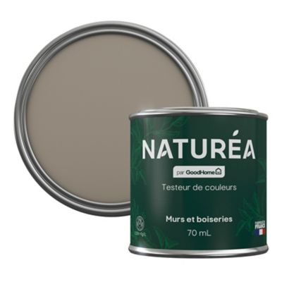 Testeur peinture beige avoine sauvage velours GoodHome Naturéa 70 ml