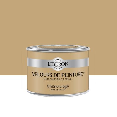 Testeur peinture beige chêne liège Libéron Velours de peinture 125 ml