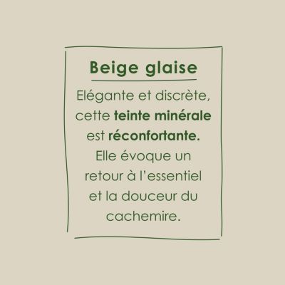 Testeur peinture beige glaise satin velouté Ripolin O'Pur 75 ml