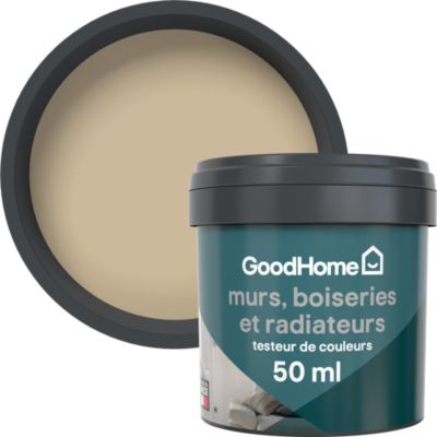 Testeur peinture beige monteria velours GoodHome Premium 50 ml