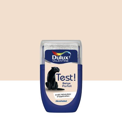Testeur peinture beige parfait Dulux Valentine Crème de Couleur 30 ml