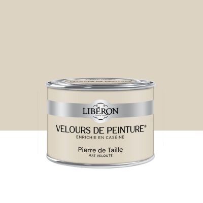 Testeur peinture beige pierre de taille Libéron Velours de peinture 125 ml