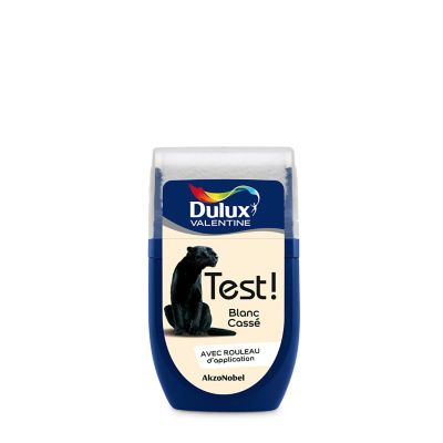 Testeur peinture blanc cassé Dulux Valentine Crème De Couleur 30 ml
