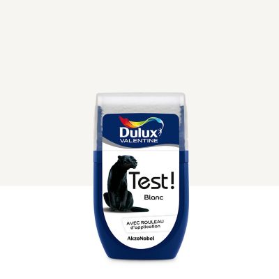 Testeur peinture blanc Dulux Valentine Crème de couleur 30 ml