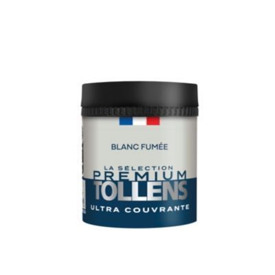 Testeur peinture blanc fumée velours Tollens Premium 50 ml