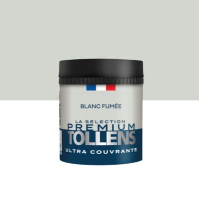 Testeur peinture blanc fumée velours Tollens Premium 50 ml