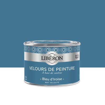 Testeur peinture bleu d'iroise Libéron Velours de peinture 125 ml