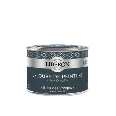 Testeur peinture bleu des vosges Libéron Velours de peinture 125 ml