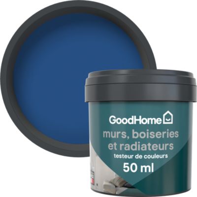 Testeur peinture bleu ramatuelle velours GoodHome Premium 50 ml