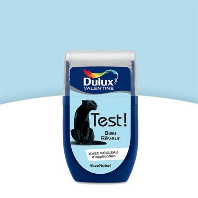 Testeur peinture bleu rêveur Dulux Valentine Crème De Couleur 30 ml