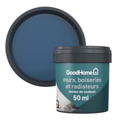 Testeur peinture bleu saint-raphaël satin GoodHome Premium 50 ml
