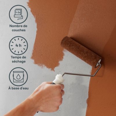 Testeur peinture couleur 2 en 1 velours GoodHome briques sienne 50ml