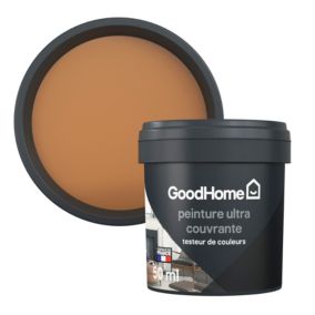 Testeur peinture couleur 2 en 1 velours GoodHome cuir sellier 50ml