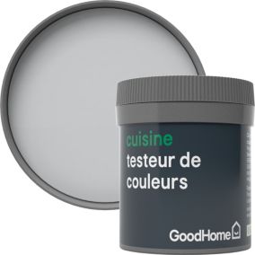 Testeur peinture cuisine GoodHome gris Melville mat 50ml