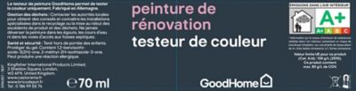 Testeur peinture de rénovation GoodHome beige Artemisa mat 70ml