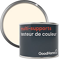 Testeur peinture de rénovation multi-supports GoodHome blanc Juneau satin 70ml