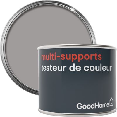 Testeur peinture de rénovation multi-supports GoodHome gris Long Island satin 70ml