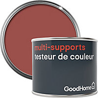 Testeur peinture de rénovation multi-supports GoodHome rouge Fulham satin 70ml