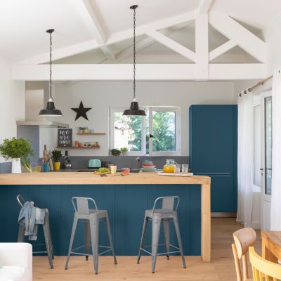 Testeur peinture de rénovation multi-supports V33 Easy Reno bleu turquin satin 75ml