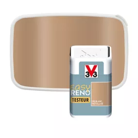 Testeur peinture de rénovation multi-supports V33 Easy Reno or blanc métallisé 50ml