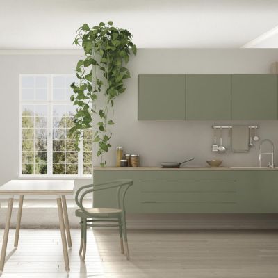 Peinture de rénovation multi-supports V33 Easy Reno vert d'eau satin 2L