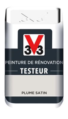 Testeur peinture de rénovation V33 plume satin 50ml