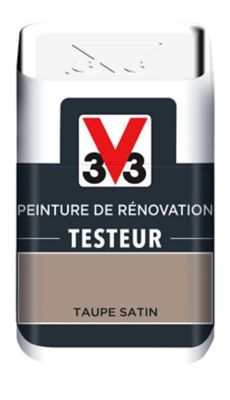 Testeur peinture de rénovation V33 taupe satin 50ml