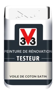 Testeur peinture de rénovation V33 voile de coton satin 50ml