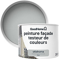Testeur Peinture extérieure façade Oklahoma GoodHome gris clair mat 350ml