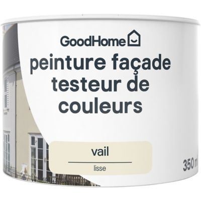 Testeur peinture façade GoodHome Classique blanc cassé meulière lisse mat 350ml