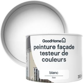 Testeur peinture façade GoodHome Classique blanc pur lisse mat 350ml