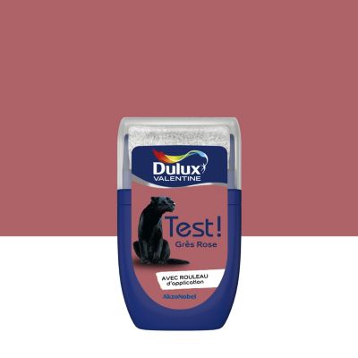 Testeur peinture grès Rose satin Dulux Valentine Crème de couleur 30 ml