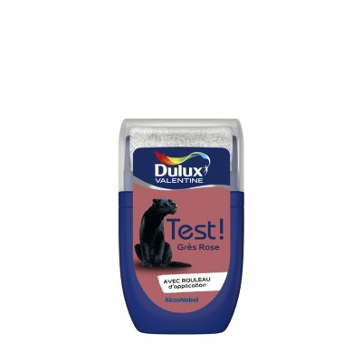 Testeur peinture grès Rose satin Dulux Valentine Crème de couleur 30 ml