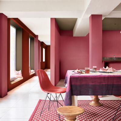 Testeur peinture grès Rose satin Dulux Valentine Crème de couleur 30 ml