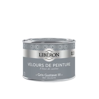 Testeur peinture gris gustave III Libéron Velours de peinture 125 ml