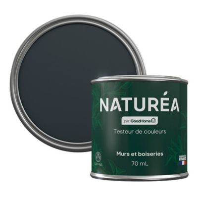 Testeur peinture gris nuit d'été velours GoodHome Naturéa 70 ml
