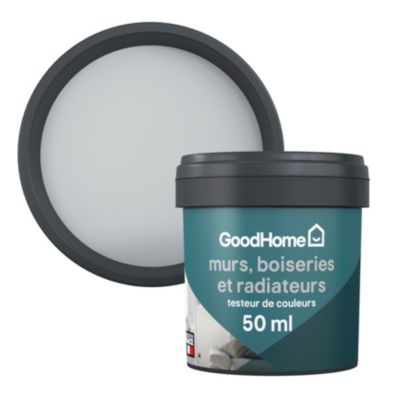 Testeur peinture intérieure couleur GoodHome mat peoria gris 50ml