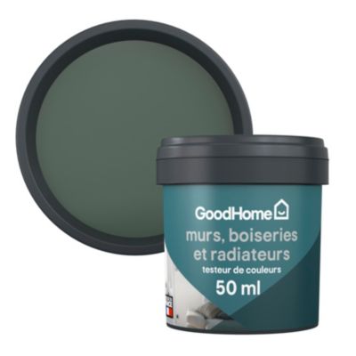 Testeur peinture intérieure couleur GoodHome satin ballina vert 50ml