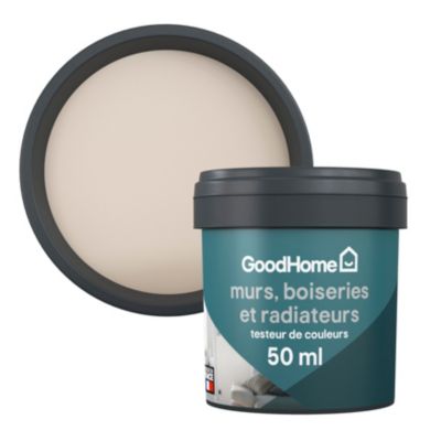 Testeur peinture intérieure couleur GoodHome satin santa fe beige 50ml