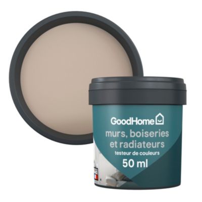 Testeur peinture intérieure couleur GoodHome satin santo domingo beige 50ml
