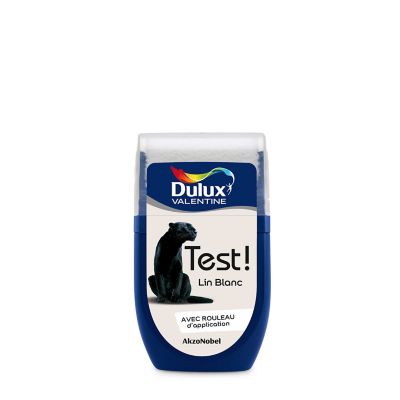 Testeur peinture lin Blanc Dulux Valentine Crème de couleur 30 ml