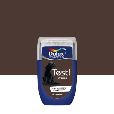 Testeur peinture marron wengé Dulux Valentine Crème de couleur 30 ml