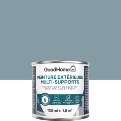 Testeur peinture multi-supports extérieur bleu beausoleil satin GoodHome 125 ml