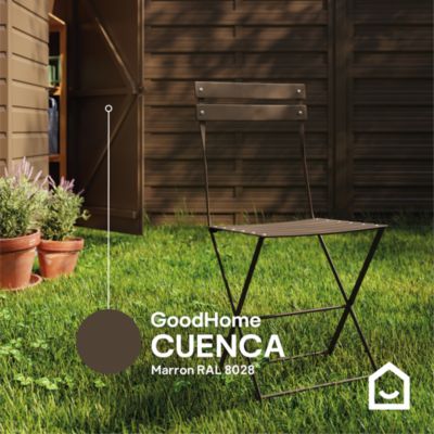 Testeur peinture multi-supports extérieur marron cuenca RAL 8028 satin GoodHome 125 ml