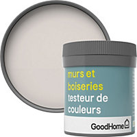 Testeur peinture murs et boiseries GoodHome blanc Quebec satin 50ml