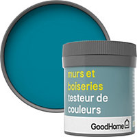 Testeur peinture murs et boiseries GoodHome bleu Marseille satin 50ml