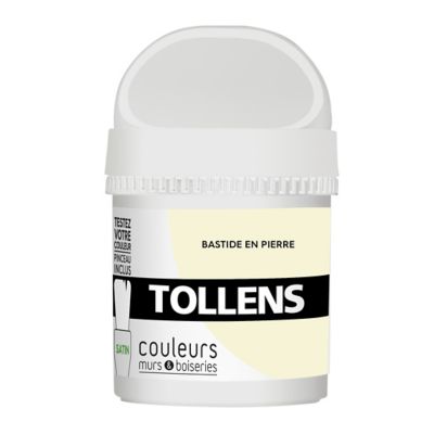 Testeur peinture murs et boiseries Tollens bastide en pierre satin 50ml