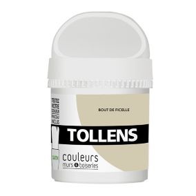 Testeur peinture murs et boiseries Tollens bout de ficelle satin 50ml