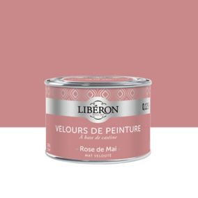 Testeur peinture murs, plafonds et boiseries Velours de peinture rose de mai Libéron 125 ml