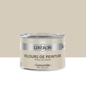 Testeur peinture murs, plafonds et boiseries Velours de Testeur peinture beige camomille Libéron 125 ml